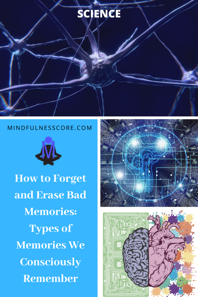 How to Forget and Erase Bad Memories
